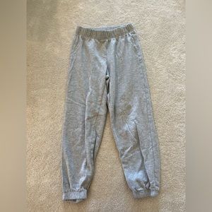 Grey sweatpants